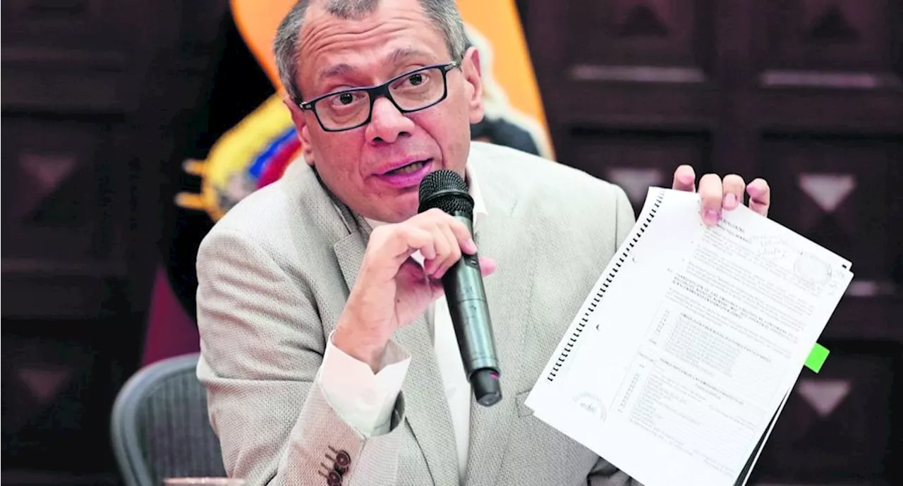 SRE: México realiza gestiones para proteger salud de Jorge Glas, ex vicepresidente de Ecuador