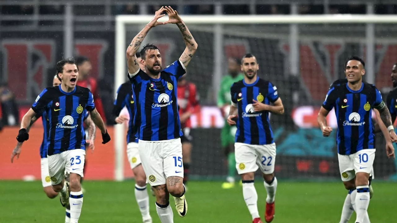 Inter Milan clinch 20th Serie A title with win over AC Milan