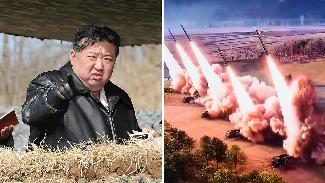 Nordkorea har övat på att slå tillbaka mot kärnvapen