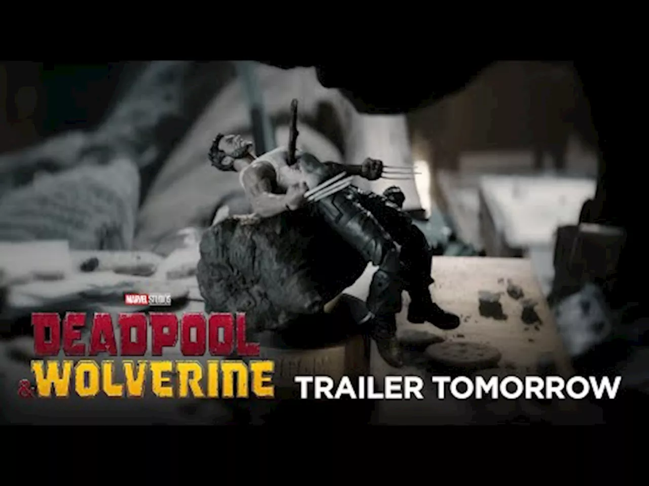 Teaser för Deadpool & Wolverine. Trailer släpps senare idag.