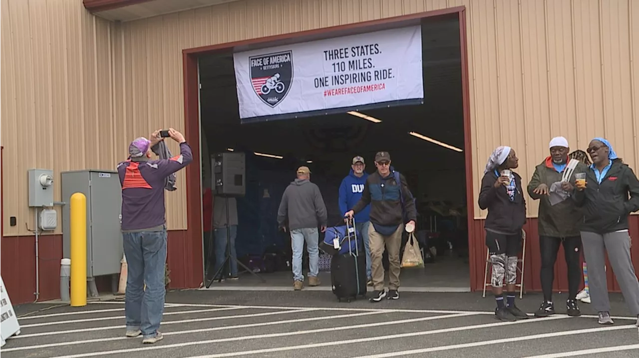 Annual bicycle ride for veterans finishes in Adams County