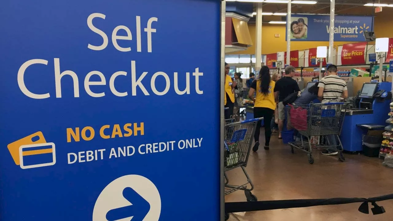 Two Walmart stores remove self-checkout machines as retail giants re-think the self-service option