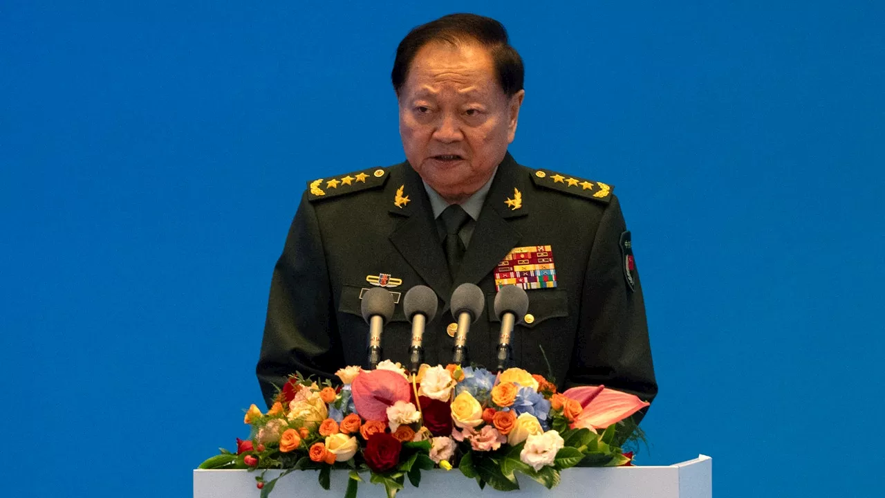 Chinese military leader takes harsh line on Taiwan, other disputes at international naval event