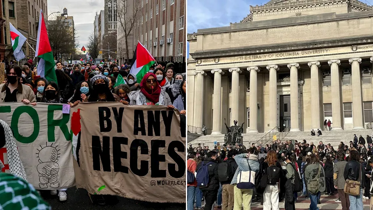 Columbia Jewish students 'no longer feel safe,' say anti-Israel mob chased them off campus