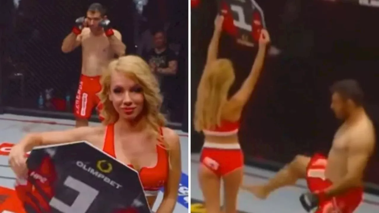 MMA fighter handed lifetime ban for kicking ring girl