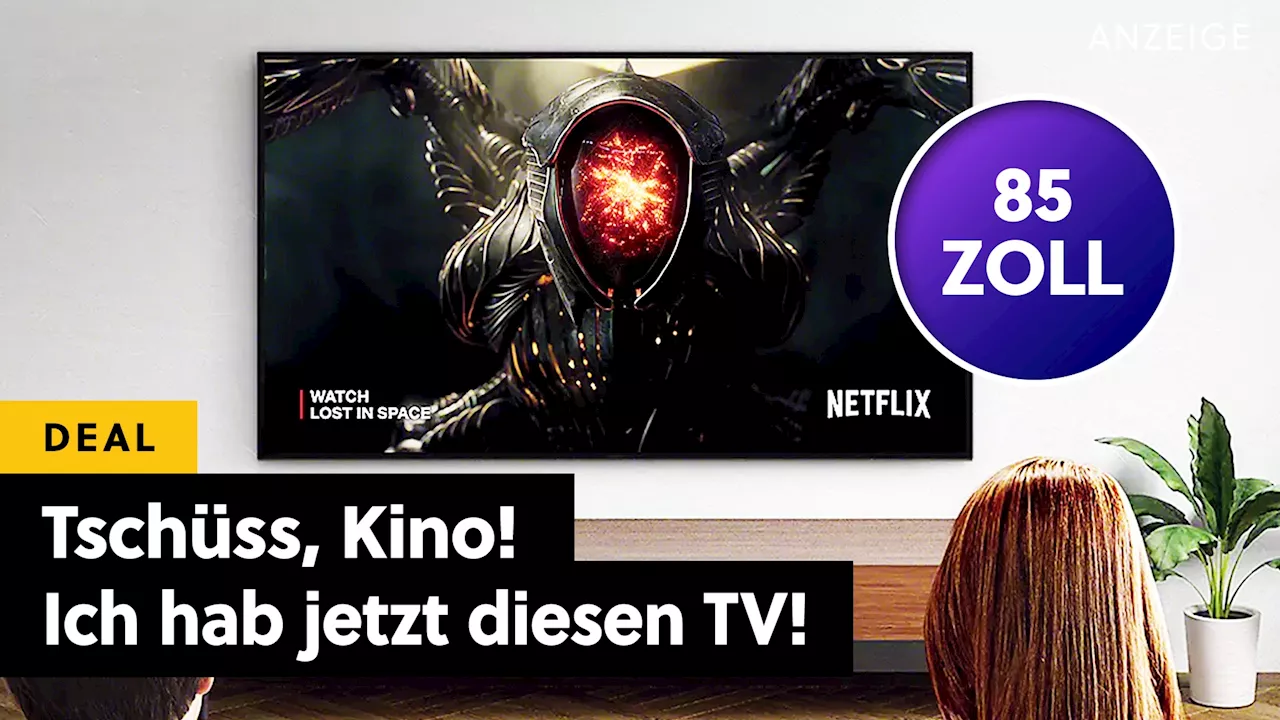 Macht die PS5 besser und ist groß wie ein Kino: Sonys Giga-4K-Smart-TV ist gerade über 1000€ günstiger!