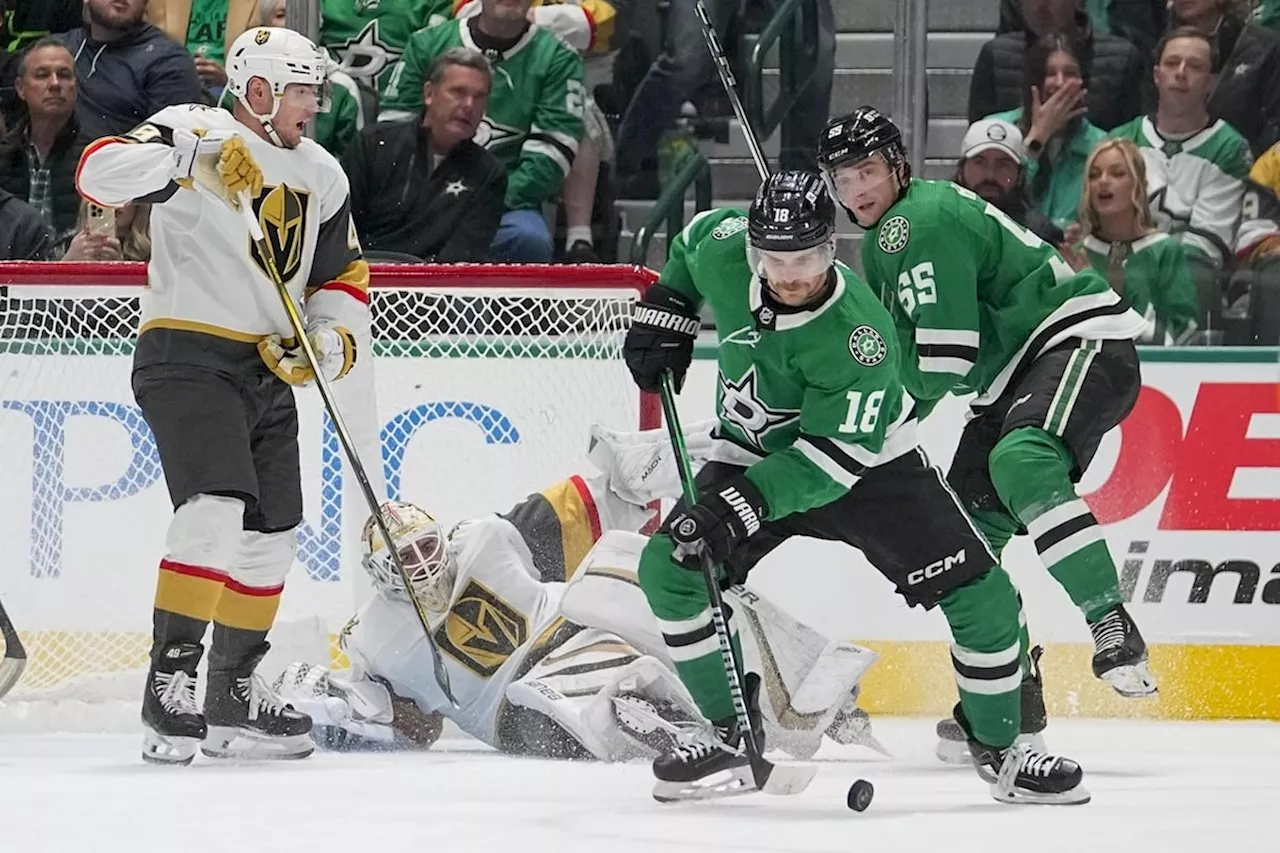 Stars and Cup champion Golden Knights meet much earlier in Stanley Cup playoffs this time