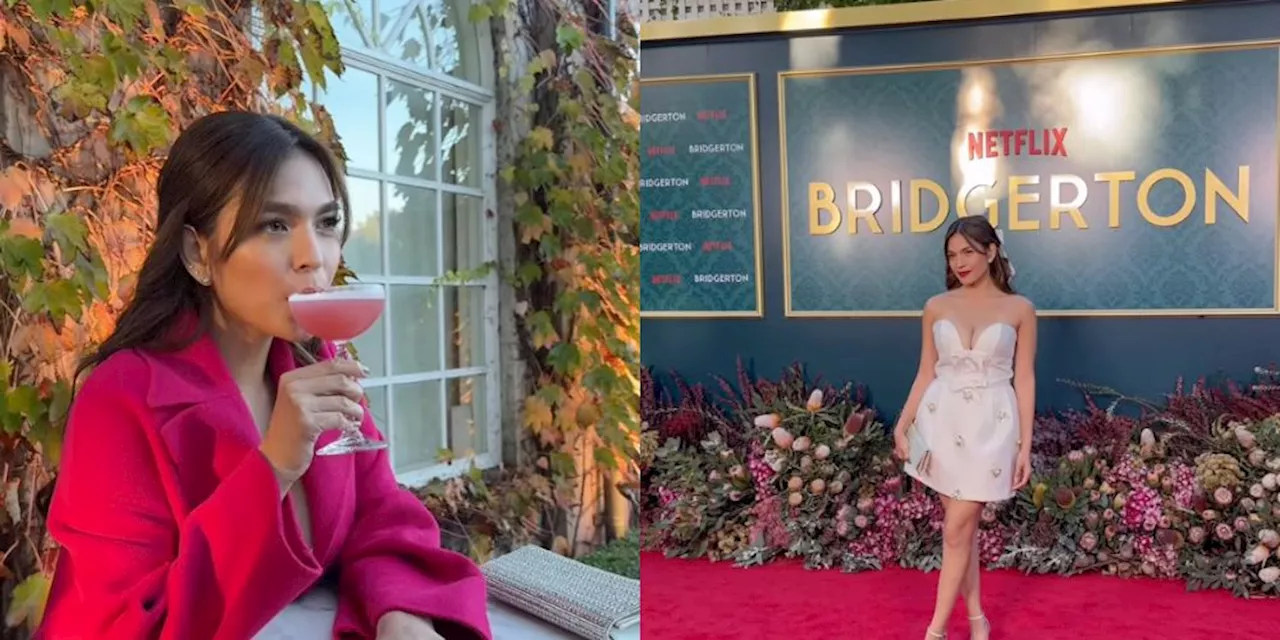 Andrea Torres attends ‘Bridgerton’ S3 premiere in Australia