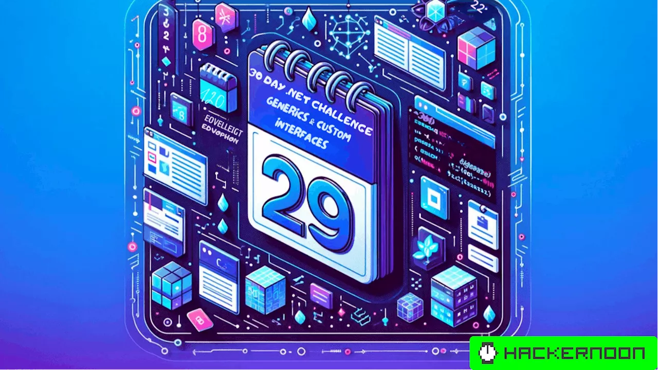 The 30-Day .NET Challenge - Day 29: Generics & Custom Interfaces