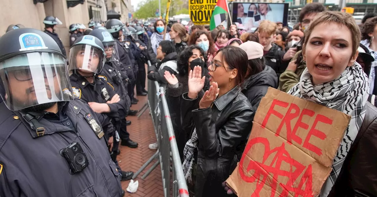 Columbia Cancels In-Person Classes As Pro-Palestinian Protests Sprout Across Campuses