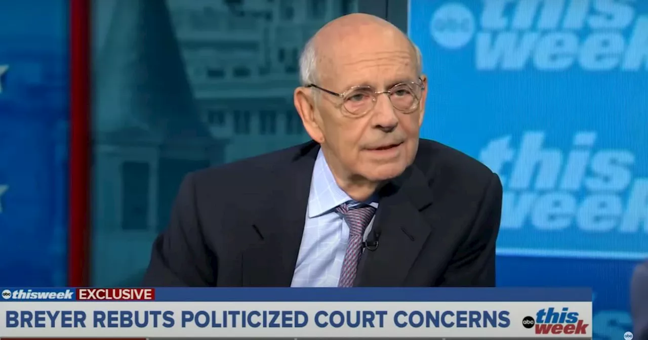 Stephen Breyer Says Politics Don't Influence Supreme Court Decisions