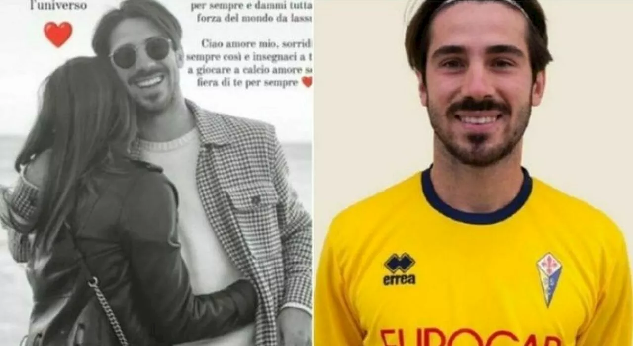 Mattia Giani, i funerali del calciatore. La commovente lettera della fidanzata: «Ci saremmo sposati, eri bello