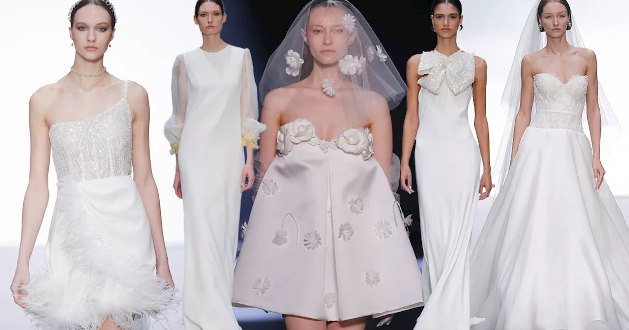 Le tendenze abiti da sposa 2025 avvistate alla Barcelona Bridal Fashion Week