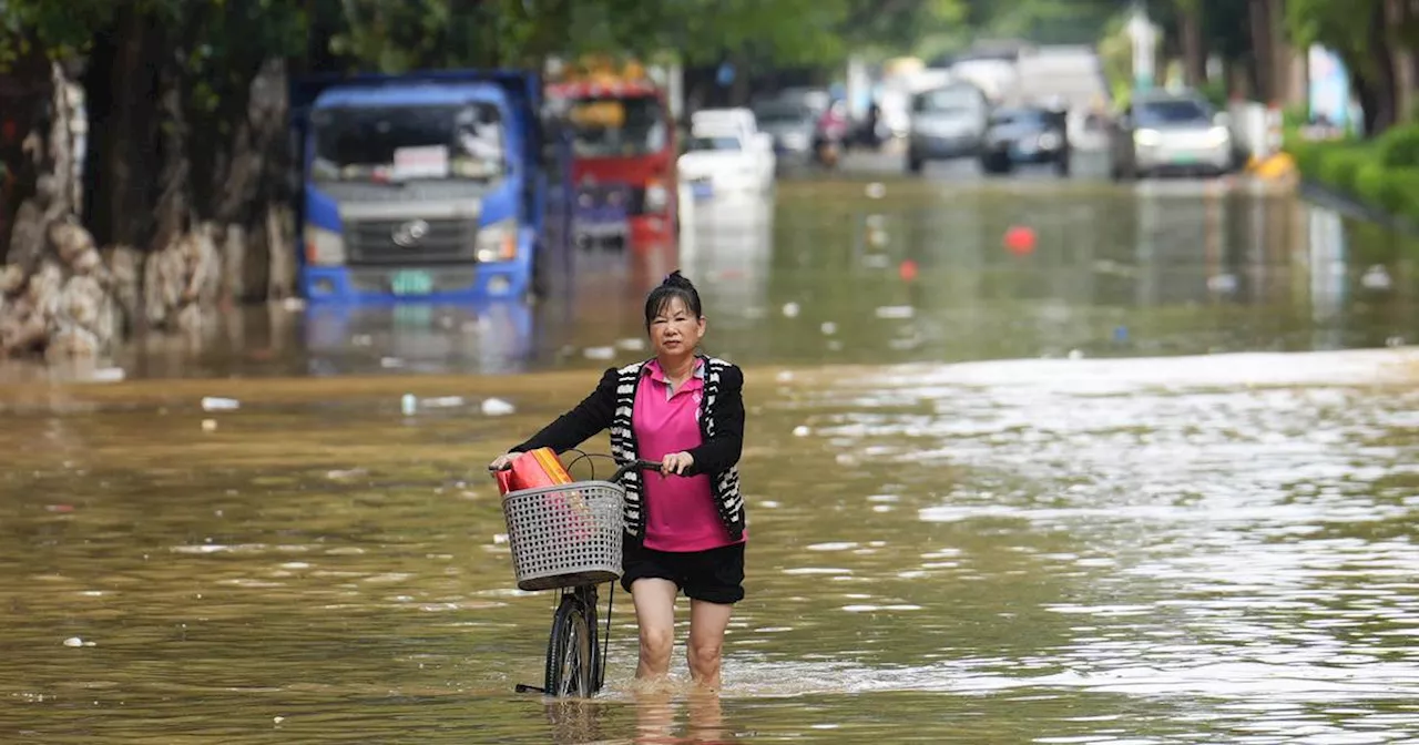 More than 100,000 people evacuated from homes in southern China due to floods