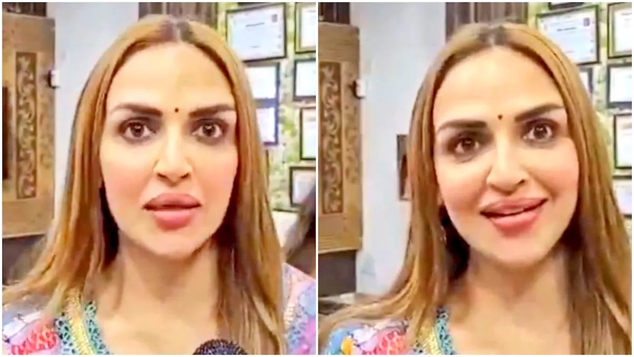 Esha Deol: मथुरा पहुंचीं एशा देओल के होठों ने खींचा ध्यान, लिप सर्जरी कराने पर पीछे पड़ी ट्रोल आर्मी!