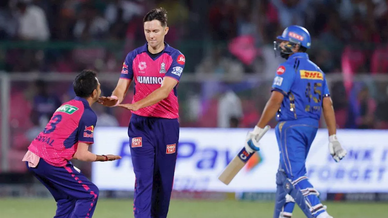 RR vs MI: Rohit Sharma के लिए काल हैं Trent Boult, फिर दिखाई पवेलियन की राह; आंकड़ों के जरिए देखिए हिटमैन की बेबसी