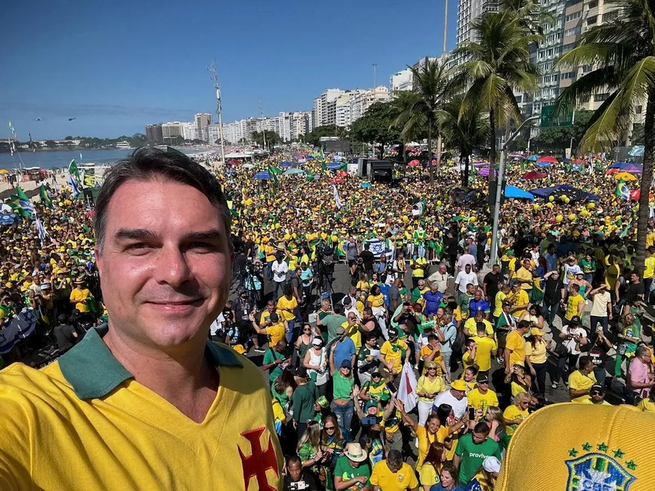 Indígena, senadores e até filho de Bolsonaro: ato em Copacabana teve discursos 'cancelados'; saiba quais e por quê