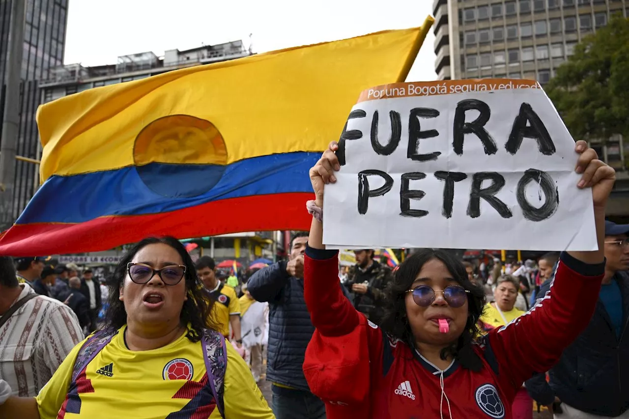 En Colombie, une manifestation sans précédent contre le président Petro