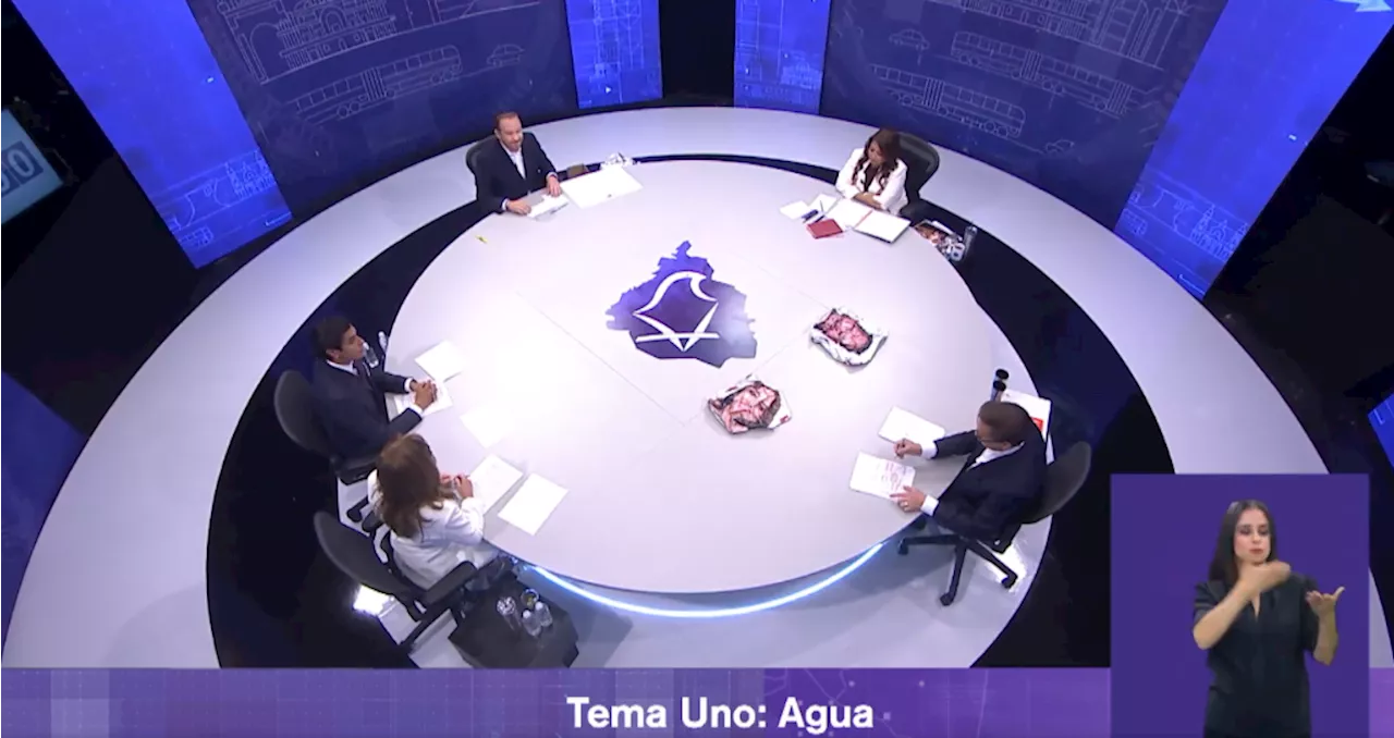 Gestión del agua en CDMX, tema principal del segundo Debate Chilango