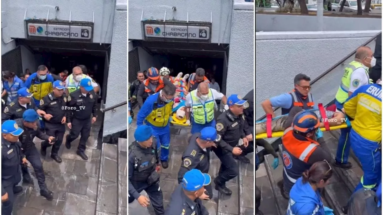 Metro CDMX: Rescatan a mujer que se arrojó a las vías en la estación Chabacano