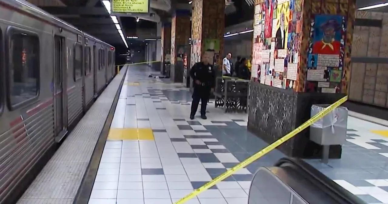 Woman fatally stabbed while riding L.A. subway, found at Universal City station