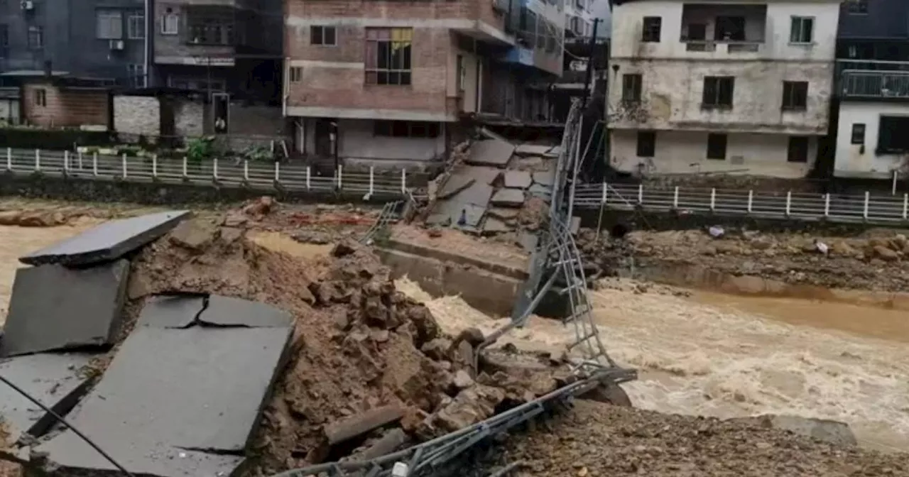 Inondations en Chine: des dizaines de milliers d’habitants évacués, 11 disparus