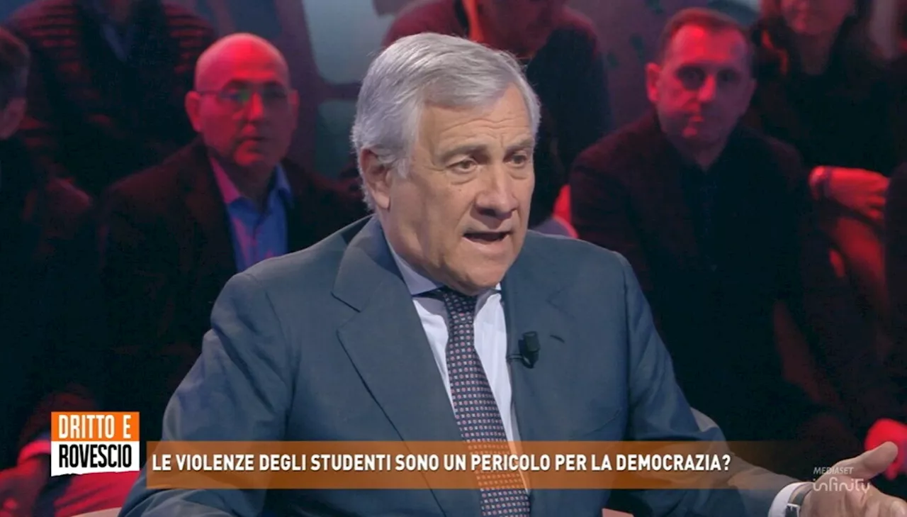 Università, Tajani: 'Manifestare non vuol dire aggredire forze dell'ordine'