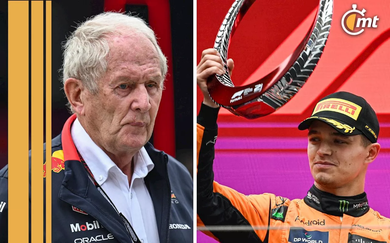 Red Bull: Helmut Marko lanza guiño a Lando Norris de McLaren