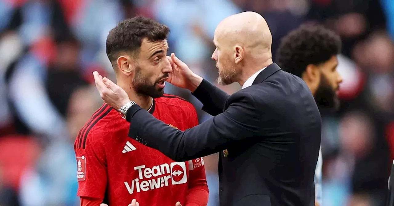 Bruno Fernandes gives dressing room view on Man United sacking Erik ten Hag