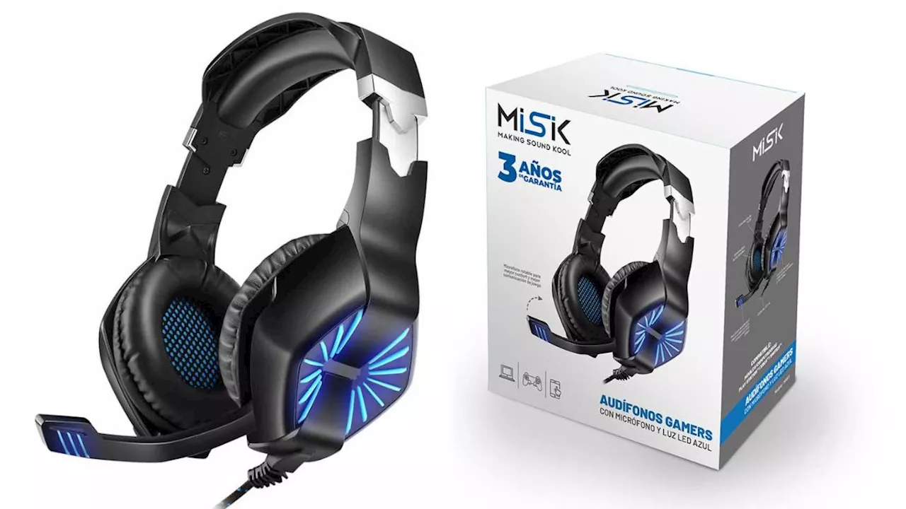 Audífonos gamers Misik, un regalo ideal de 30 de abril para los “niños no tan niños”