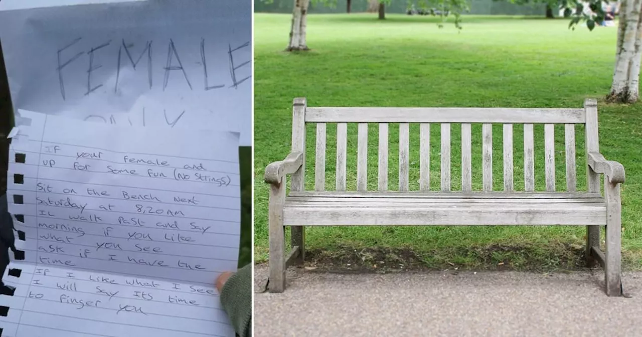 The irresistible offer from an anonymous man found on a park bench