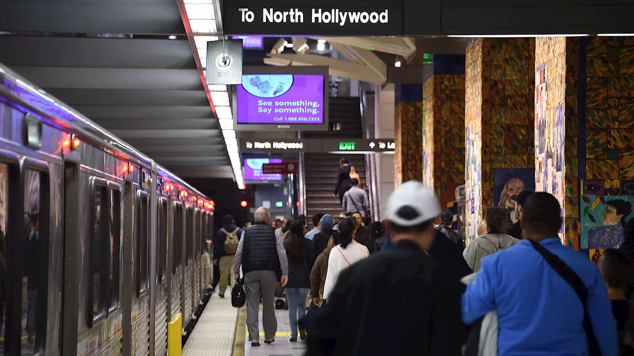 Woman killed in stabbing at Universal City Metro station