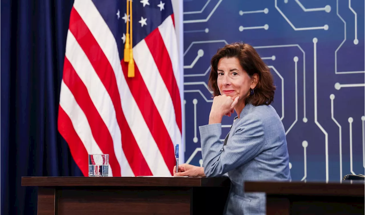 China is still years behind the U.S. despite Huawei's breakthrough chips, Raimondo tells '60 Minutes'