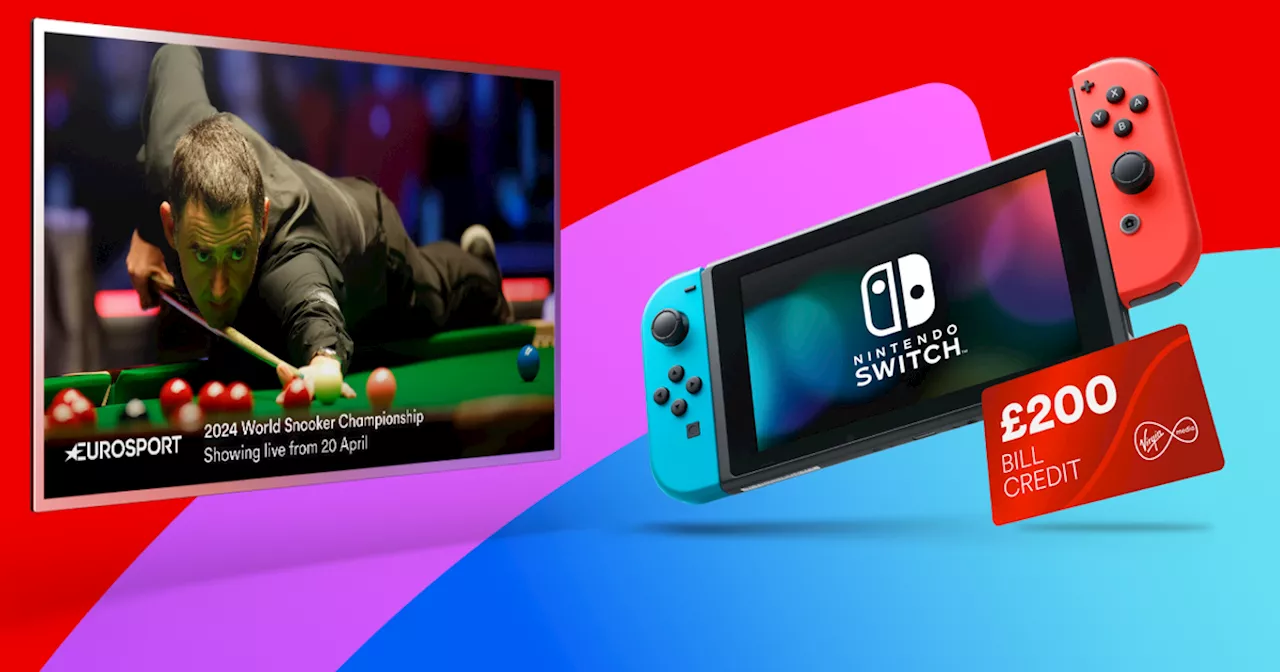 Upgrade your TV and get a Nintendo Switch or £200 for free