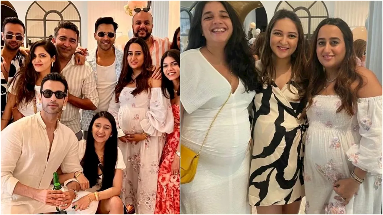 Natasha Dalal Baby Shower: पत्नी नताशा दलाल के लिए वरुण धवन ने होस्ट किया बेबी शॉवर, बी-टाउन के ये सितारें हुए शामिल