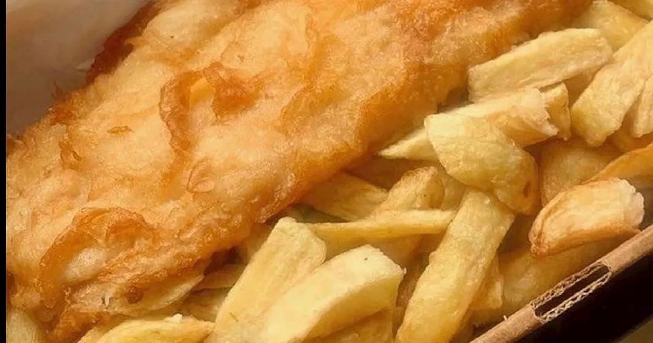 Large cod and chips £4.99 at chippy holding half-price sale