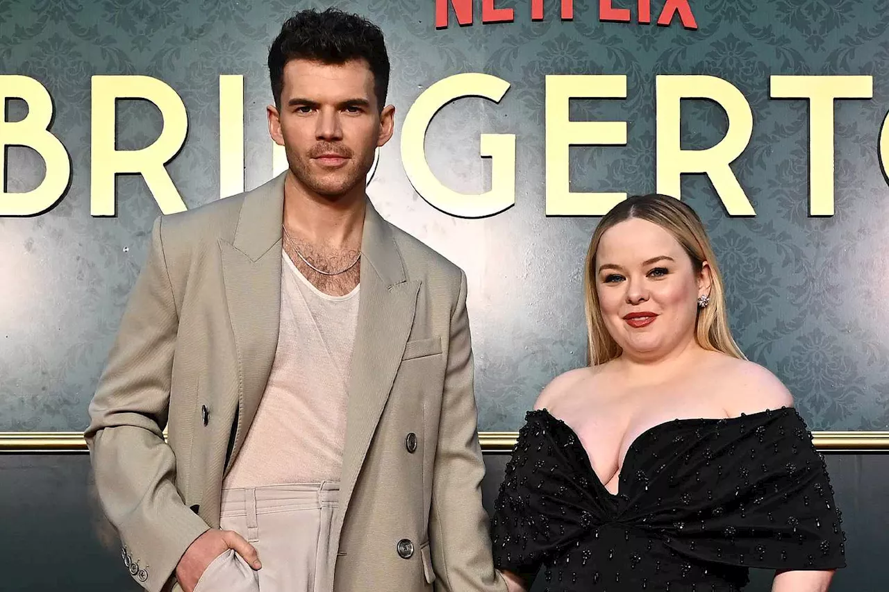 Nicola Coughlan Holds Hands with Bridgerton Costar Luke Newton at Season 3 Launch Event in Australia