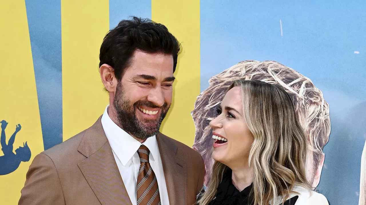 Emily Blunt und John Krasinski turteln auf dem roten Teppich