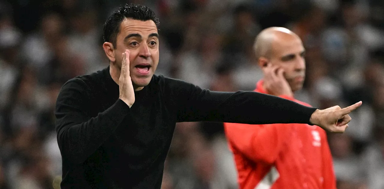 Xavi se revolta com arbitragem de Barcelona x Real Madrid: 'Uma vergonha'