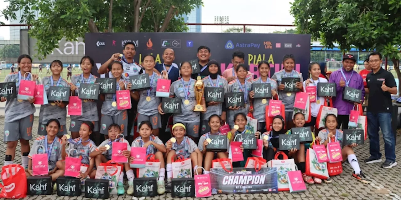 Fun Football Liga Yooscout x Piala Kartini: Putri Tangsel dan Cirebon United Juara