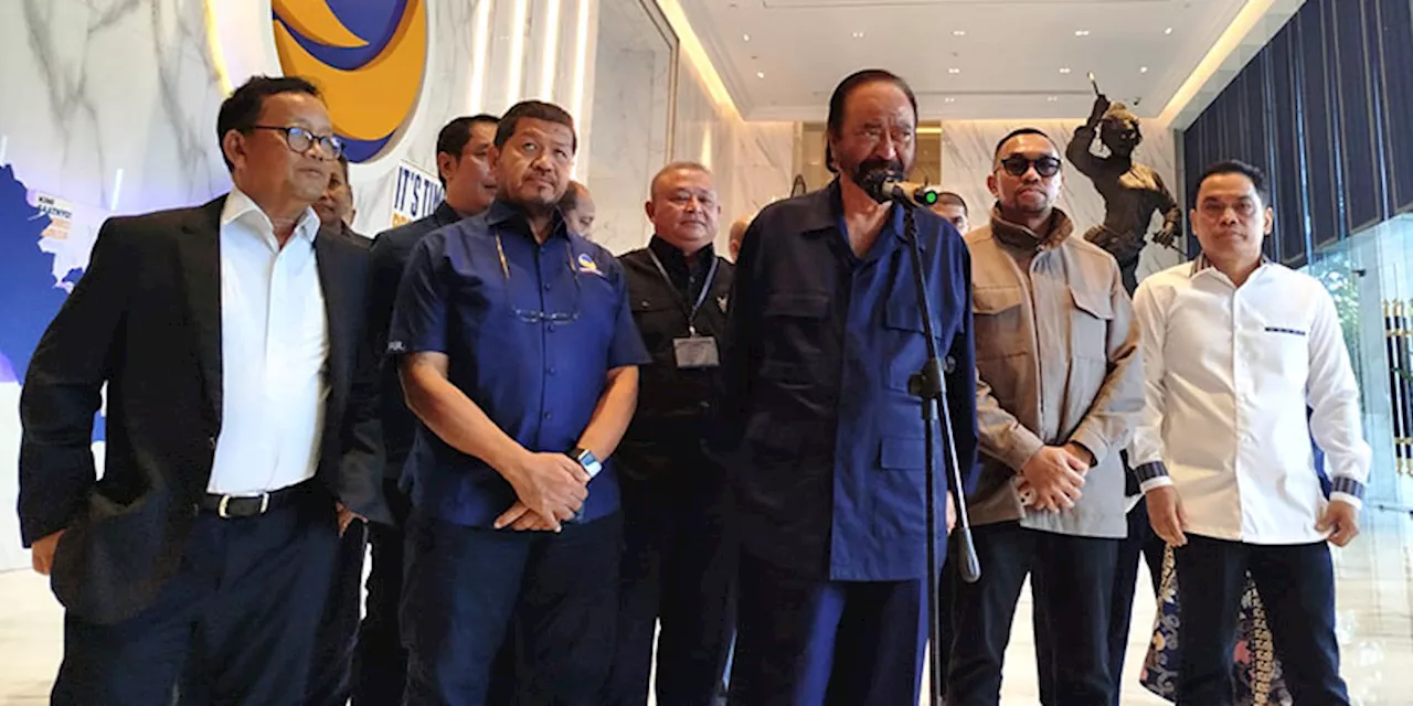 MK Tolak Gugatan Sengketa Pilpres, Surya Paloh: Harus Kita Hargai