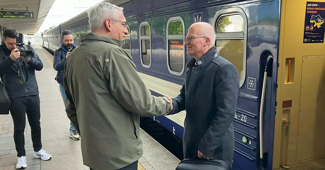 Hamburger Bürgermeister zu Besuch in Kiew