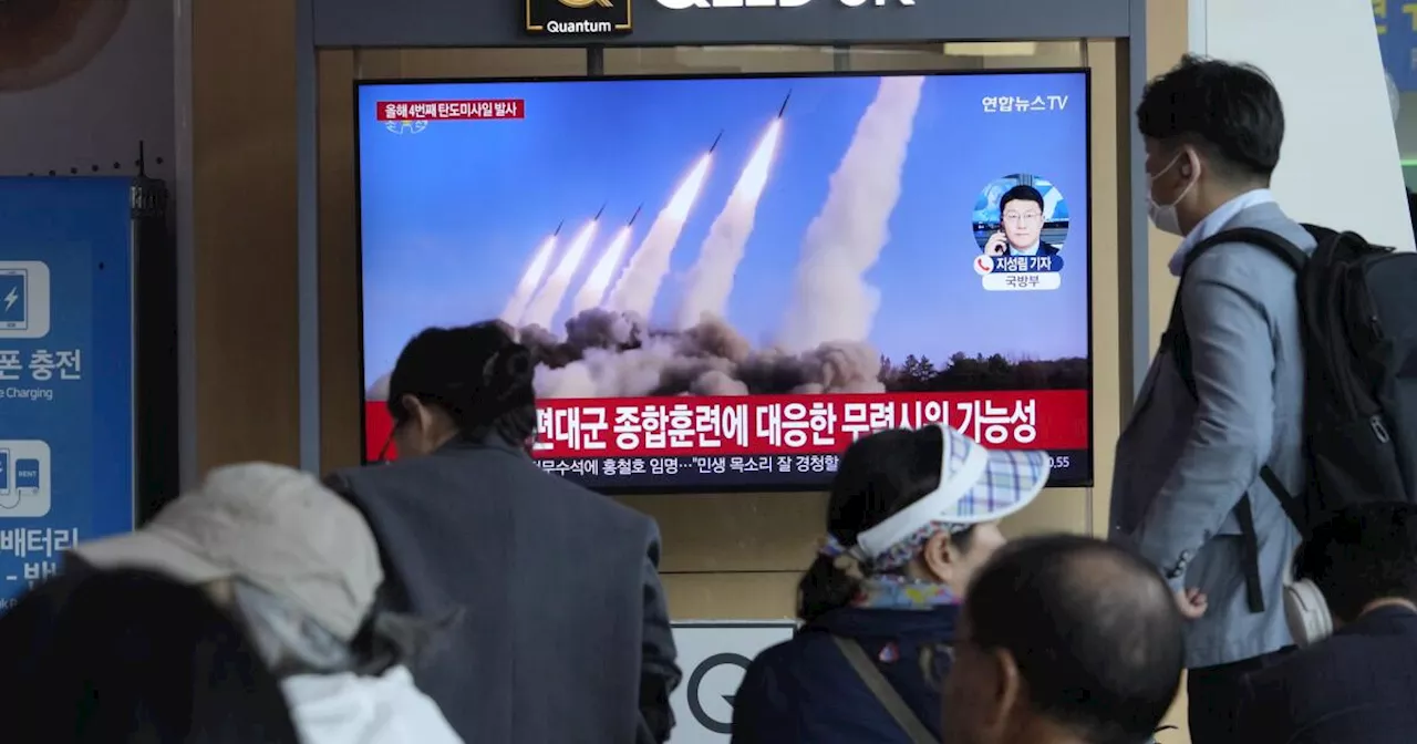 North Korean leader Kim leads rocket drills that simulate a nuclear counterattack against enemies