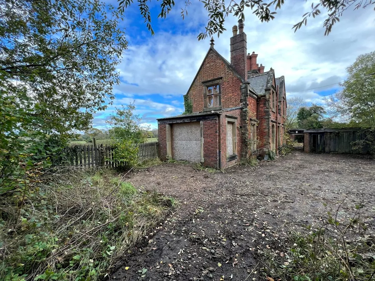 Take a tour of the grounds of a Gothic railway station that could be yours to own