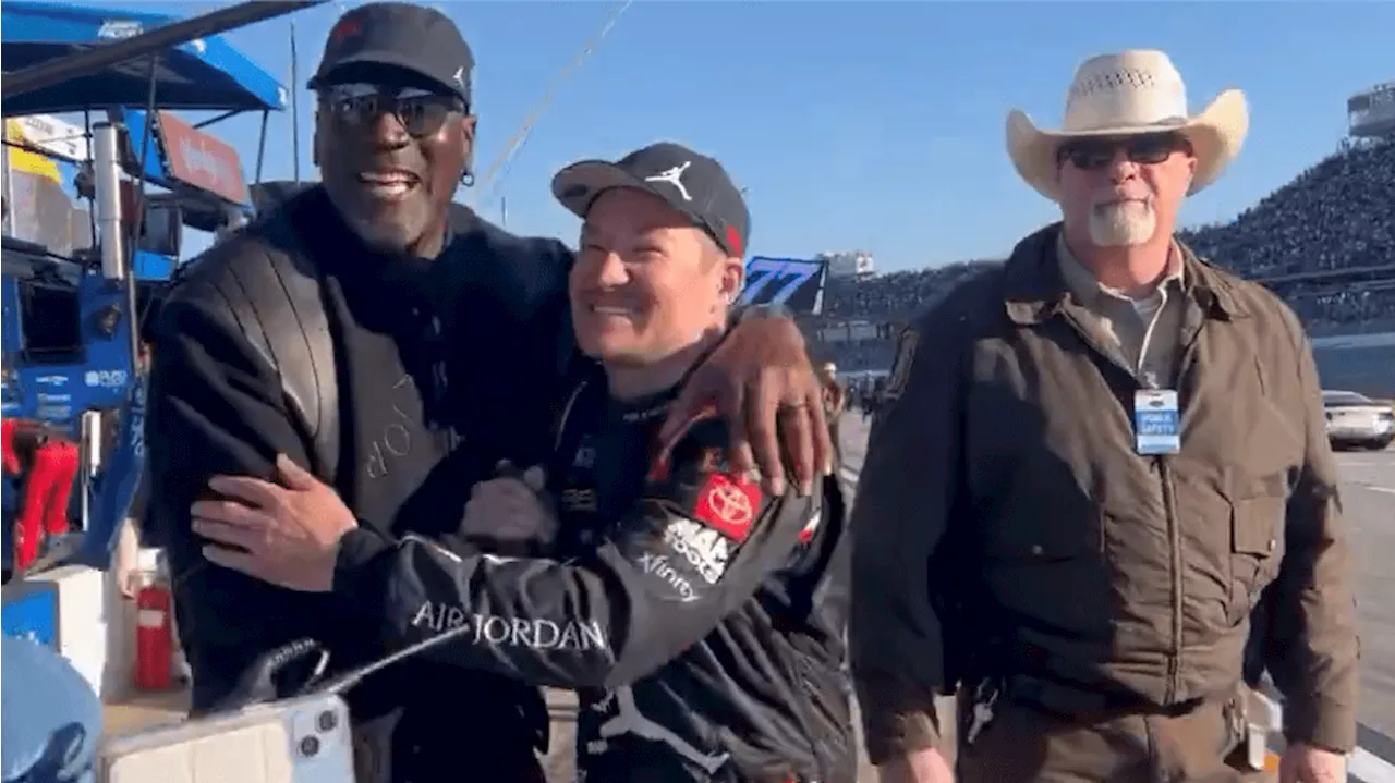 Michael Jordan Was So Fired Up Over Tyler Reddick's Hectic Win at Talladega