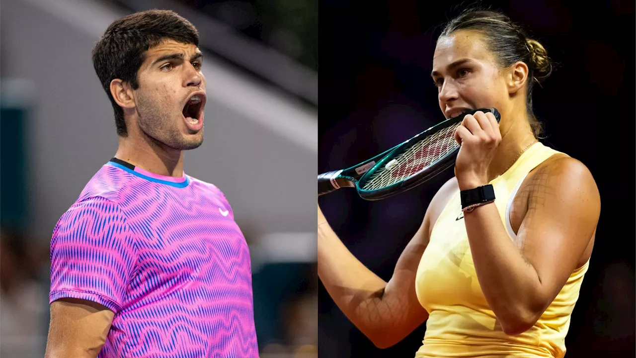 Madrid Open: Carlos Alcaraz, Aryna Sabalenka aim for their third titles live on Sky Sports Tennis