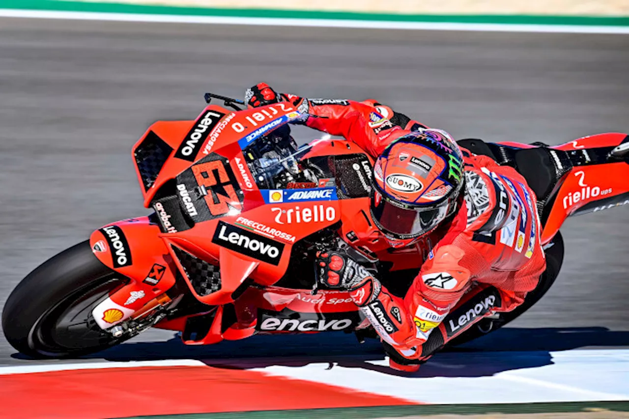 Portimão, FP3: 0,001 sec trennen Bagnaia & Quartararo