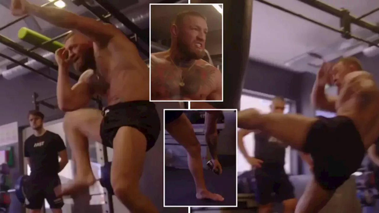 MMA fans notice the same thing about Conor McGregor as new training footage emerges ahead of UFC 303