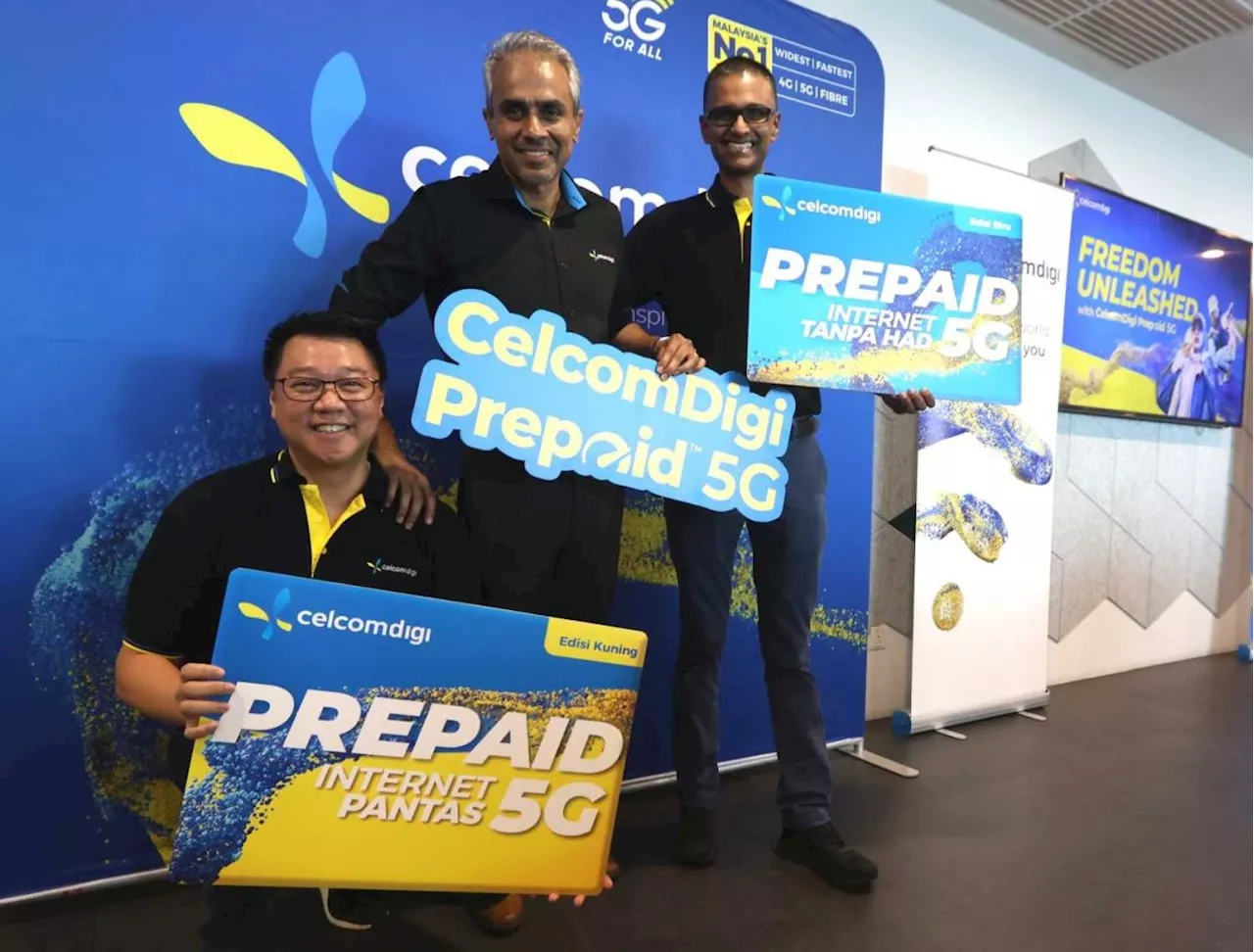 CelcomDigi launches new 5G prepaid plans starting from RM25 per month