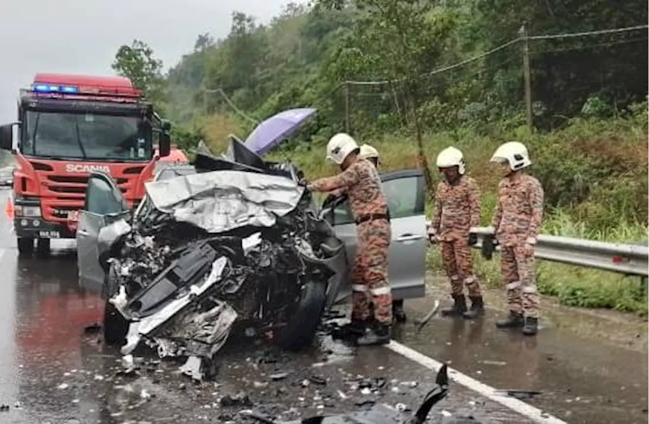 Woman dies, man severely injured in Papar accident